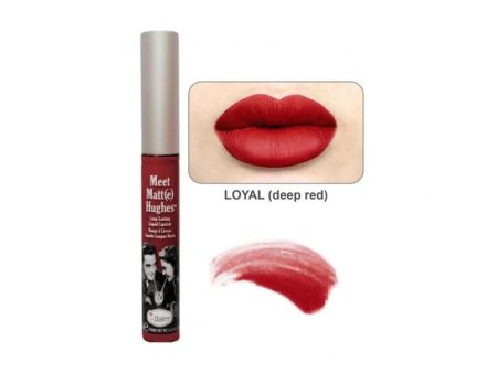 theBalm Meet Matt(E) Hughes Lūpų Dažai 7.4 ml - Loyal Deep Red For Cheap