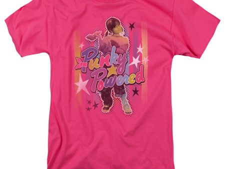 PUNKY BREWSTER : PUNKY POWERED S\S ADULT 100% COTTON 18\1 T-SHIRT HOT PINK 2X Online